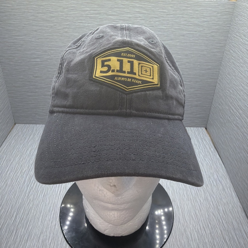 5.11 Tactical Adjustable‎ Hat Gray Logo Baseball Cap Outdoor Tactical One Size